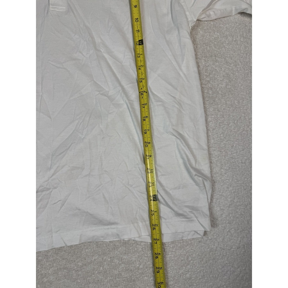 VTG Augusta National Golf Shop Mens Embroidered Polo Shirt Cotton White Large - Picture 5 of 6